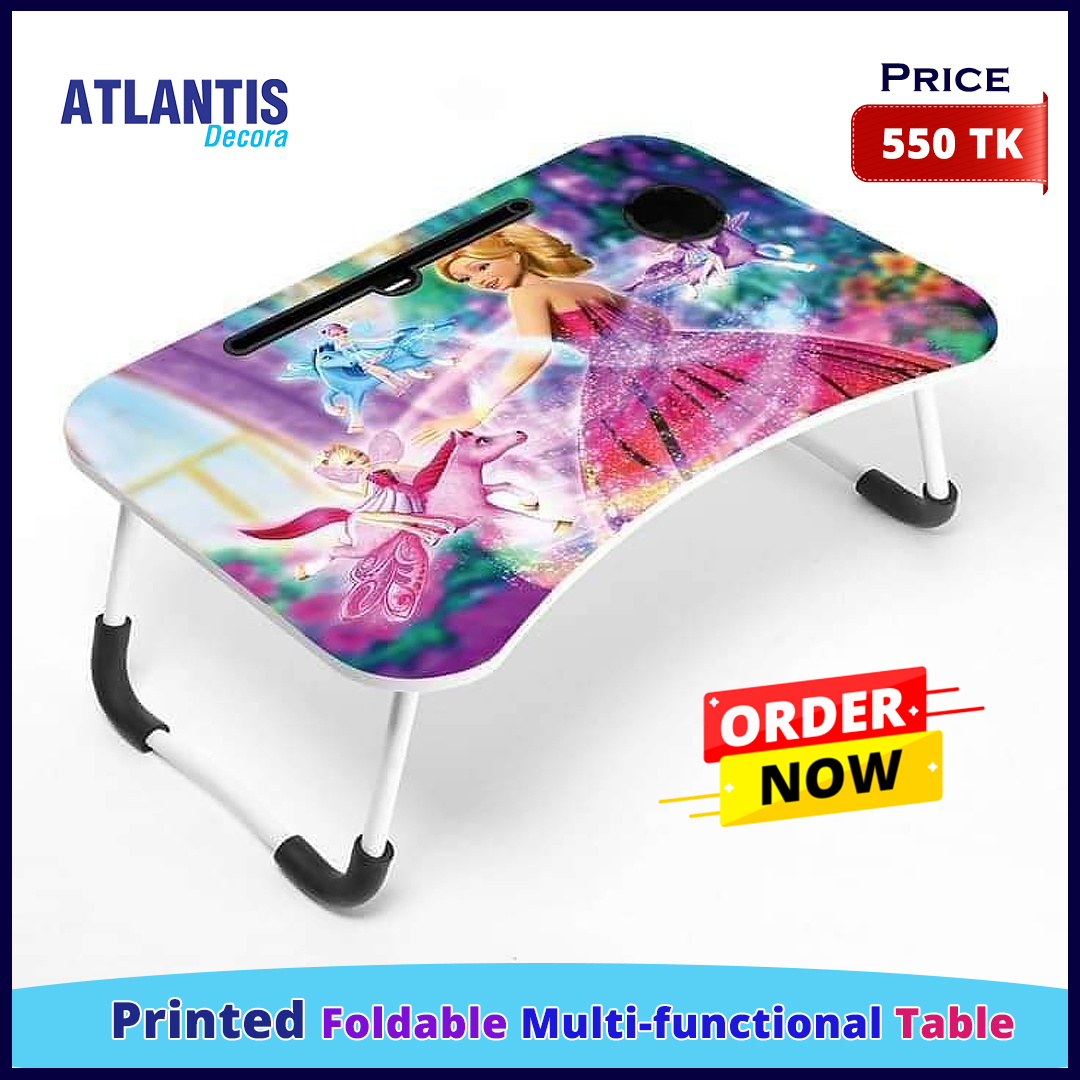 Printed Foldable Multifunctional Cindrella Table